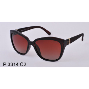 Эксклюзивные очки Polarized 3314 коричневые