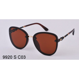Эксклюзивные очки Polarized 9920 коричневые